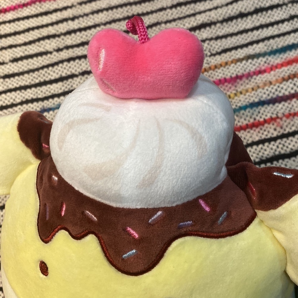 Sanrio Squishmellow Pompompurin 11” plush - Picture 5 of 9
